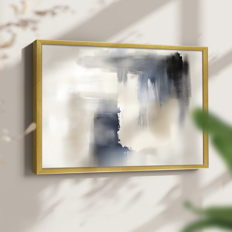 Série abstraite-CIX-reproduction encadrée, H 8 po x l 10 po