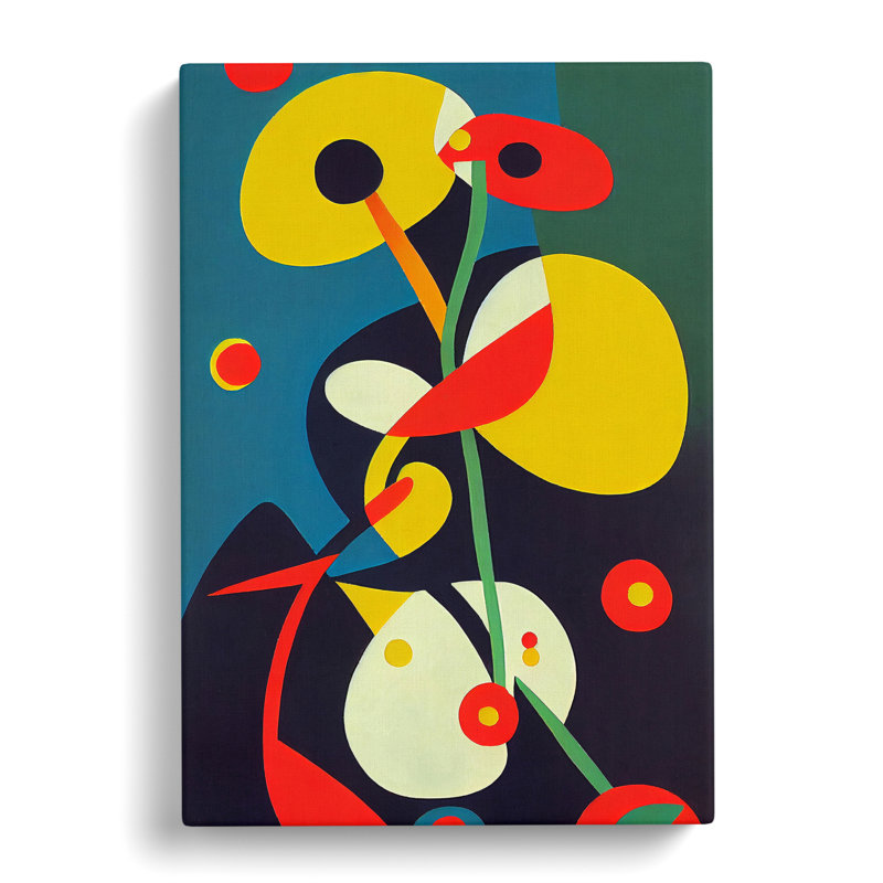 Art Flowers Abstract No.1 - Wrapped Canvas, 50cm H x 35cm W x 3cm D