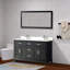  Ensemble de meuble-lavabo double 60 "avec miroir 60"-707484712