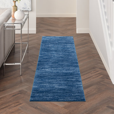 Tapis bleu marine Yolonda
