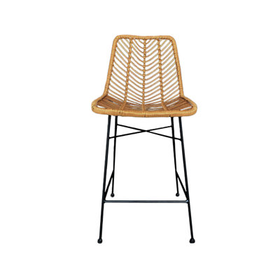 Deach Counter Stool with Metal Frame