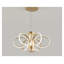 Lustre moderne à DEL doré de style campagnard