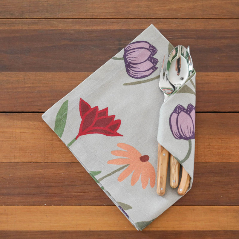 6 Napkins La Vie en Rose