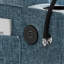 Canapé inclinable simple avec dossier réglable manuellement, port de charge USB sur le côté de l'accoudoir, support pour téléphone inclus, rangement des accoudoirs dissimulé et repose-pieds de rangement assorti - bleu-131513715-131513717