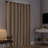 Tyrell Tonal Texture Draft Shield Fleece Insulated 100% Blackout Grommet Curtain Panel-55233306-55233307