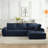 L-Shape Sectional Oversized Sofa with soft cushion-1904383008-1904383453