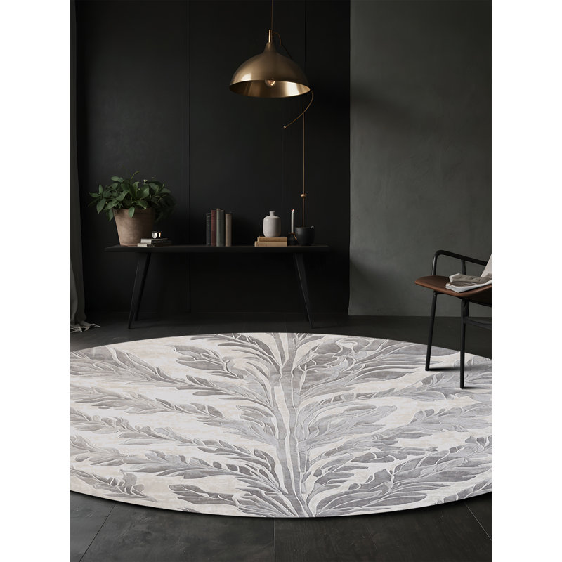 Tapis gris lavable à la machine