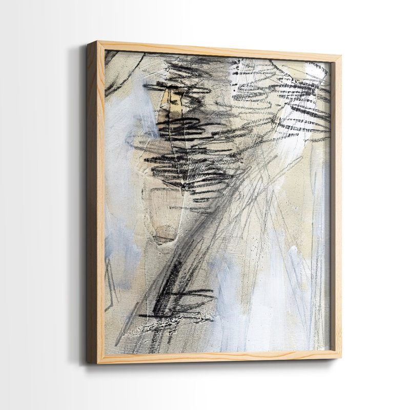 MaskedNotesV Framed Print - Solid Wood, 21" H x 17" W