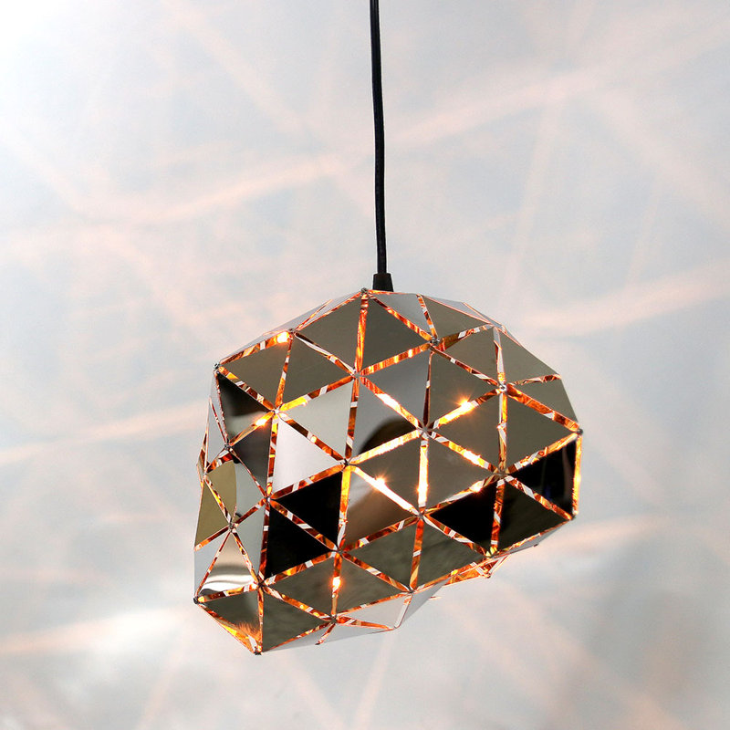 1 - Light Unique/Statement Pendant, 30cm H x 30cm W x 30cm D
