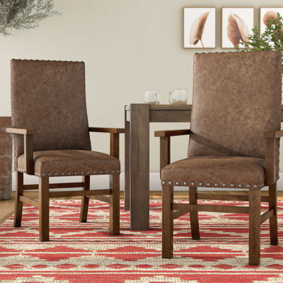 Breedenjr 20'' H Upholstered Pine Armchair