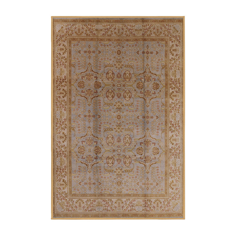 Tapis oriental bleu / brun, Rectangle 7 pi x 9 pi