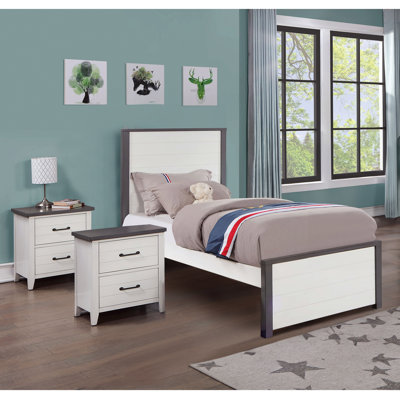 Kaid Solid Wood Piece Bedroom Set