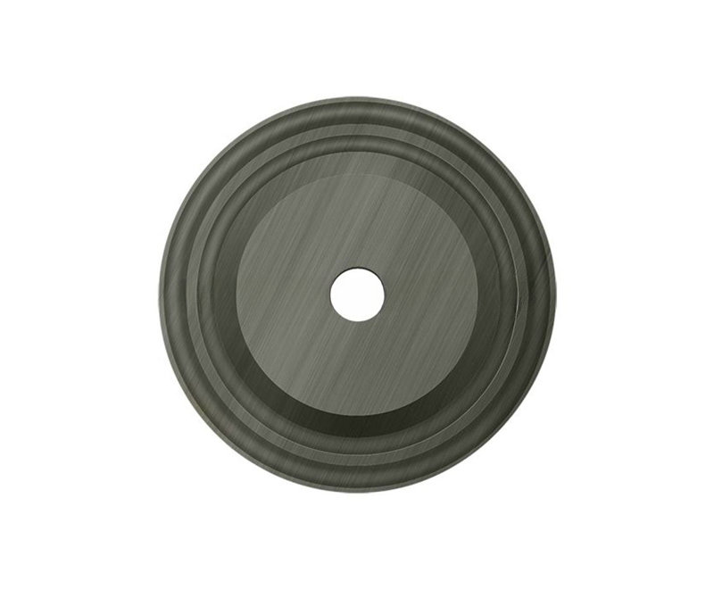 Deltana BPRC150U15A Base Plate for Knobs, 1-1/2" Diam. in Antique Nickel, Antique Nickel