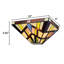 Applique murale 1 lumière en bronze noirâtre de style Tiffany Foundry Select Annarosa Mission de 12 po de largeur