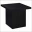 Ensemble de tables basses modernes 2 pièces en noir mat, parfait pour un décor de salon élégant et fonctionnel