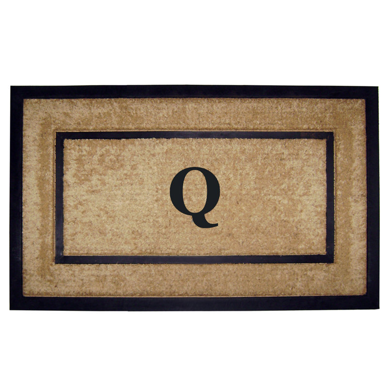 Tapis de porte antidérapant pour l'extérieur, L 22 po x L 36 po, Q