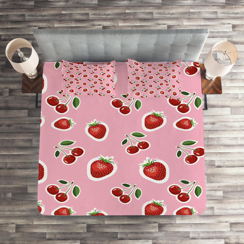 Coverlet, King Bedspread + 2 Shams