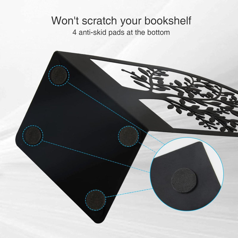 Metal Non-Skid Bookends