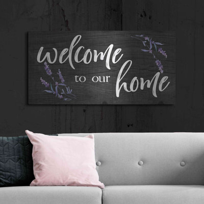 Welcome to Our Home ' by Susie Boyer, Metal Wall Art