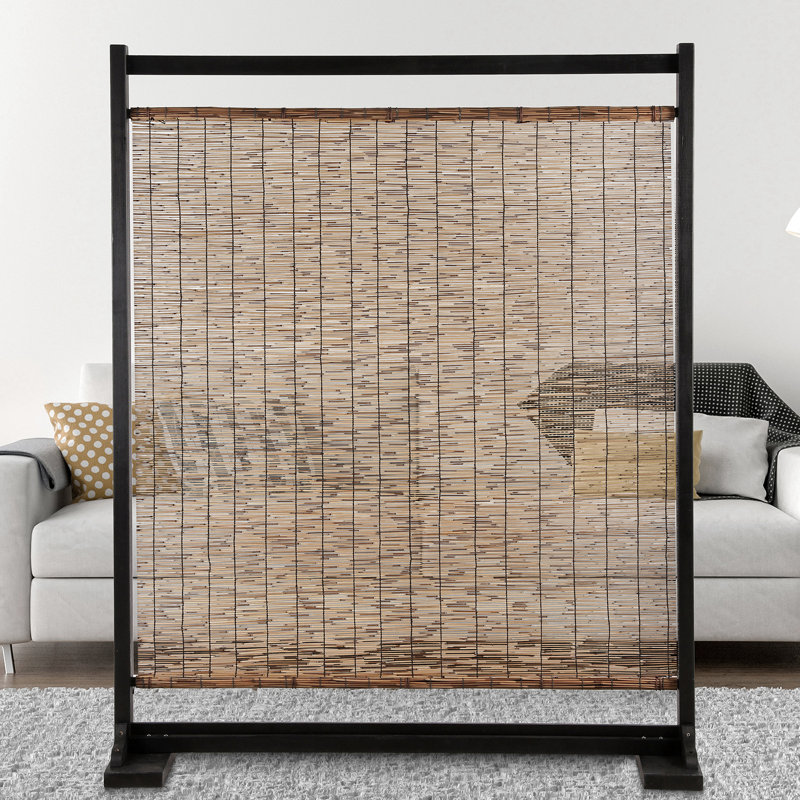 Kraemer 59'' W x 71.5'' H Solid Wood Single Panel Room Divider