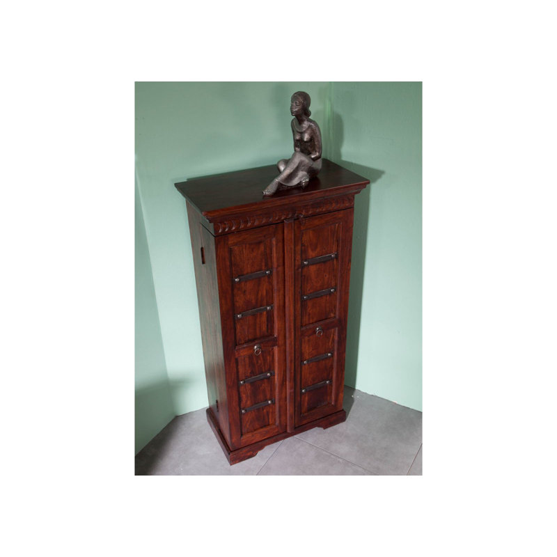 Oxford 2 Door Solid Wood Wardrobe, Nougat