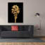 Toile épique «Golden Palm Tree 1» par Alonzo Saunders, 40 po x 54 po-367005574