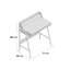 Aeroome Metal Base Writing Desk