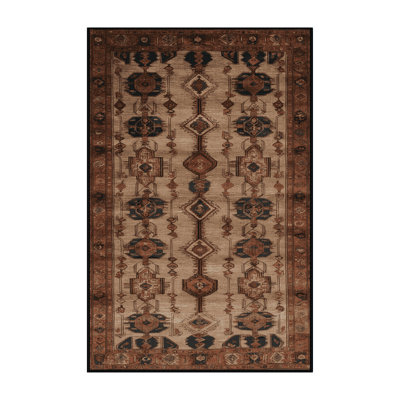Tapis brun lavable à la machine