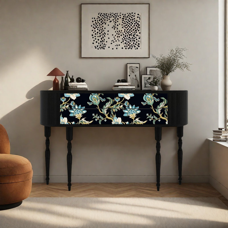 Console Retro Elegant, H 35,43 po x l 55,12 po x P 11,81 po
