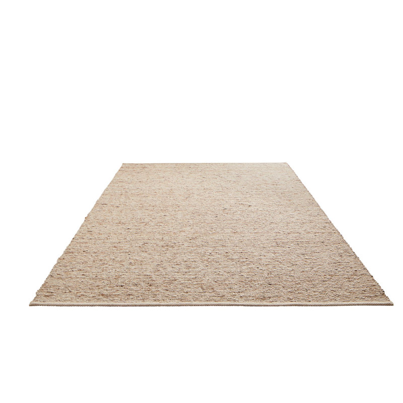 Areeza Solid Colour Hand Woven Flatweave Area Rug, Rectangular 90 x 160cm