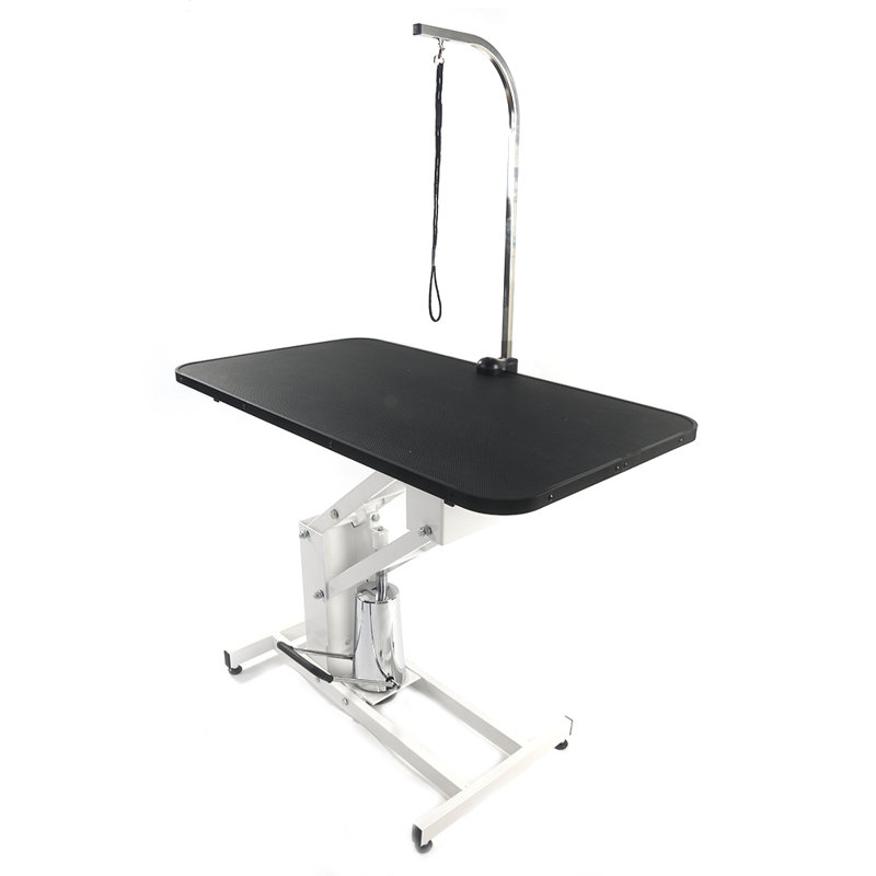 21.65'' H x 23.62'' W x 42.52'' D Adjustable and Foldable Hydraulic Grooming Table