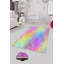 Tapis 100% polyester de qualité supérieure, imprimé en 3D, 4 po x 6 pi, hauteur de poils de 0,04 po | Antibactérien, points antidérapants en PVC, lavable à la machine | Idéal pour le salon, la chambre à coucher et la salle de jeux, design élégant et durable-598934798