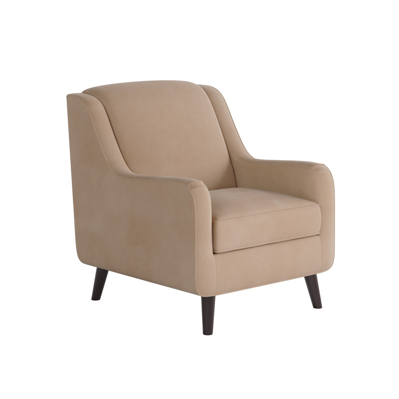 Aamorah Armchair, Bella Blush Performance Velvet