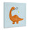 Baby Dino jouant au tennis sur toile, design par Lucille Price