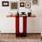 Modern Minimalist Amber Colour Acrylic Entryway Table