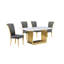 Kernisha Marble Top Pedestal Dining Set-1090838279-1090972457-1090972466