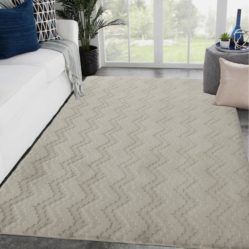 Tapis à poils longs 5X7