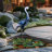 Jovanta Crane Metal Garden Statue