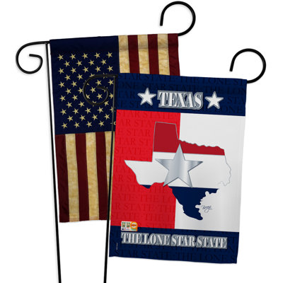 Double Sided 18.5 in. H x 13 in. W Polyester Garden flag