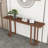 Chinese-style simple brown console table-173955805