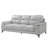 88.75 " Faux Leather Sofa