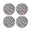Sous-verres en cuir à chevrons-119015021