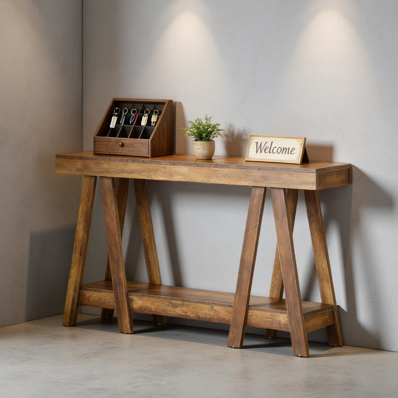2-Tier Hall Table,Entryway Table,Functional Console Table