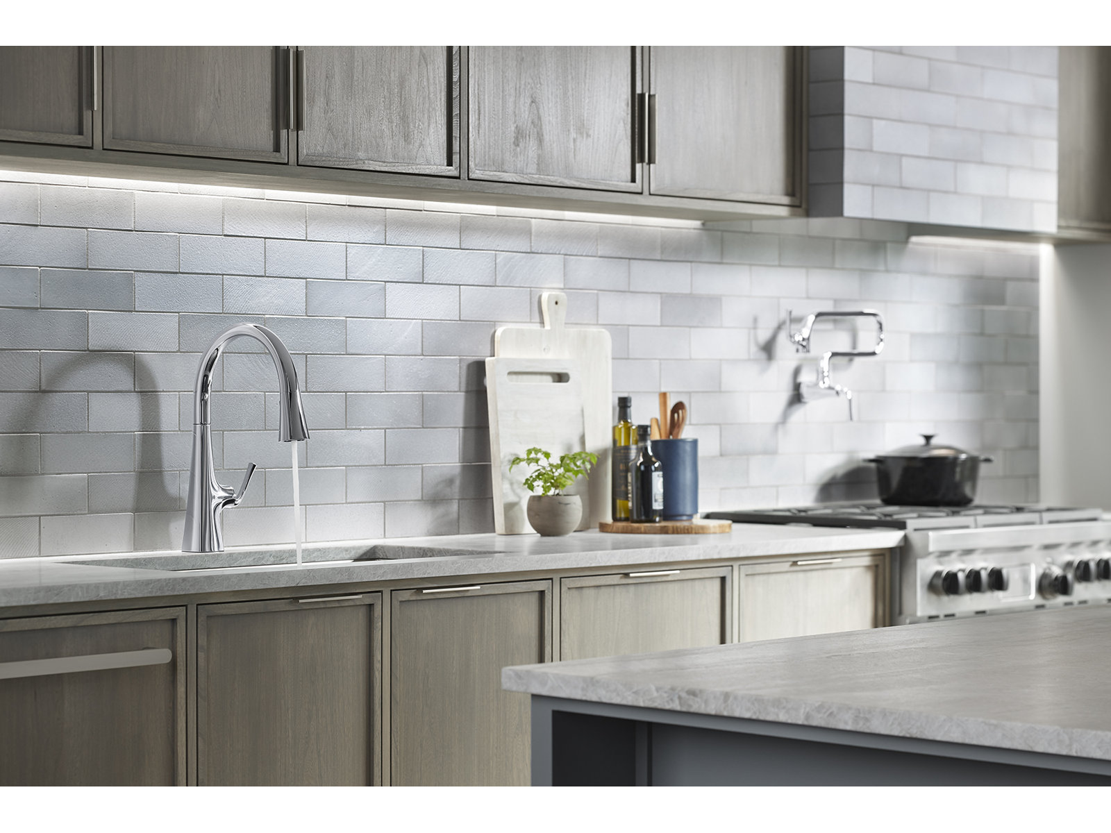 Graze Pull-Down Faucet with Accessories, Polished Chrome
