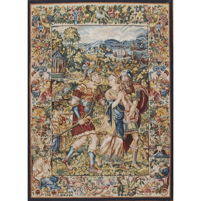 Aubusson Hand Woven Wool Tapestry