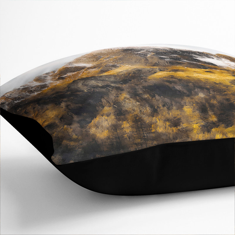 Square Cushion, 40cm H x 40cm W x 15cm D, Black