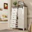 Farmhouse 5 Drawers Dresser Storage Cabinet Chest With Barn Doors