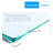 1/4" Tempered Glass Shower Door With Universal Pivot - 1 3/8" Adjustable, Polished Finish, #304 Stainless Steel Handle, Wall Channel, 36000 Open & Close Tests, Easy Install, Good Leakage, Smooth