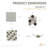 Source Taupe Salt/Pepp 12 in. x 12 in. Matte Porcelain Floor and Wall Tile (10.44 sq. ft./Case)-91637314