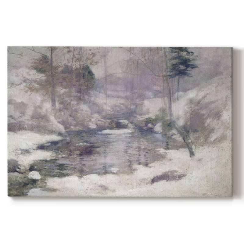 Paysage rétro -DCCLxxxviii, H 13 po x l 19 po x P 1,5 po, Toile tendue